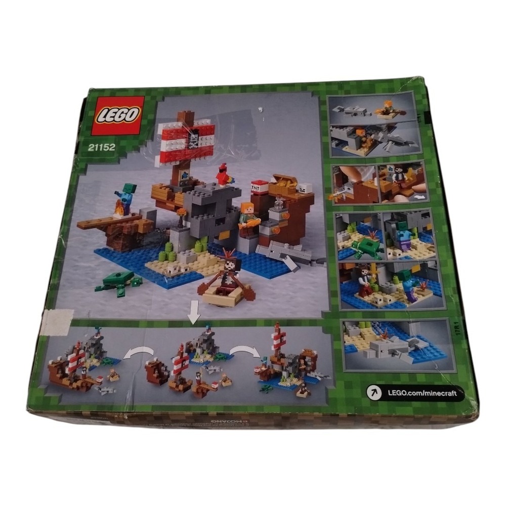 LEGO Minecraft: The Pirate Ship‎ Adventure 21152 ( SOLD AS IS )